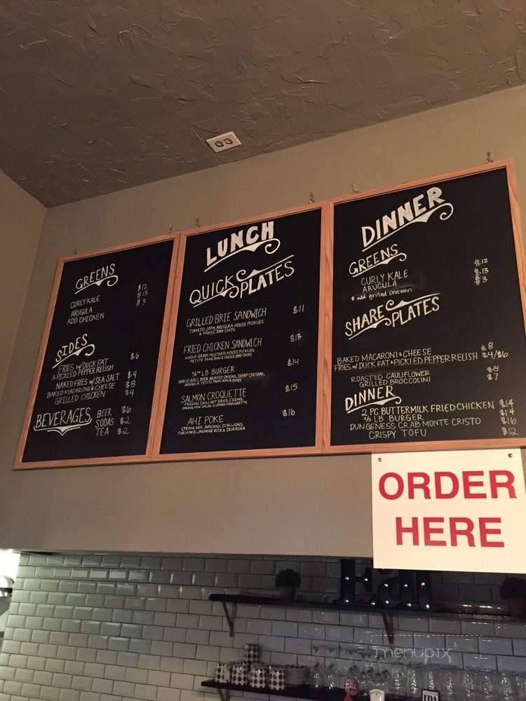 Chef's Corner - San Mateo, CA menu_pic