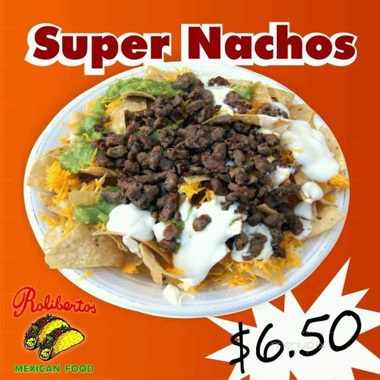 Roliberto's - Phoenix, AZ menu_pic