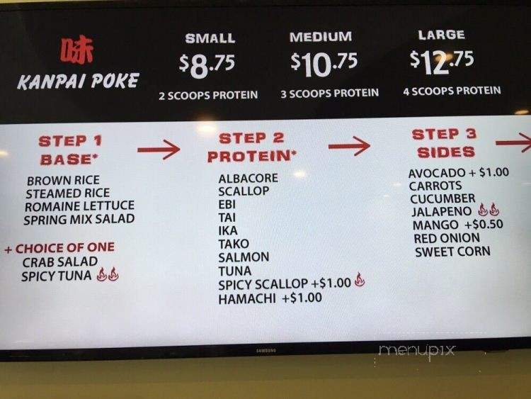 Kanpai Poke - Danville, CA menu_pic