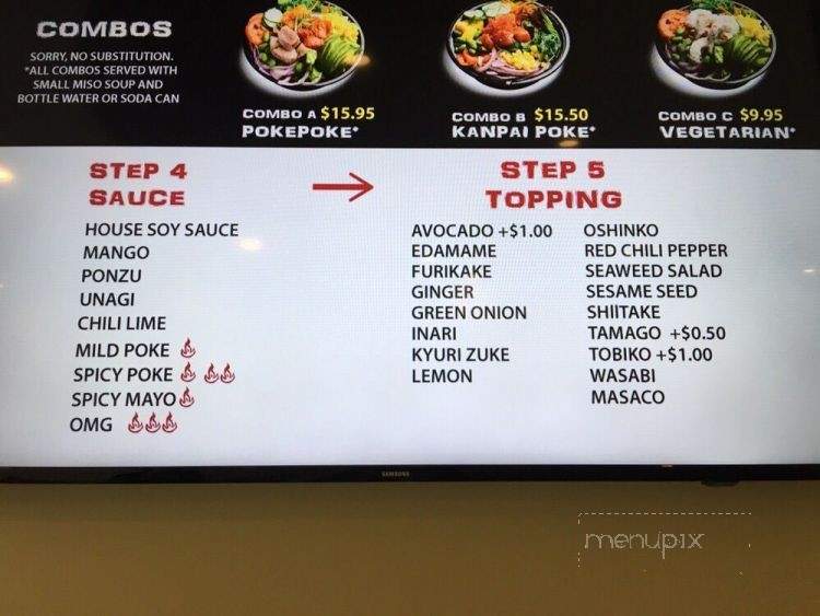 Kanpai Poke - Danville, CA menu_pic