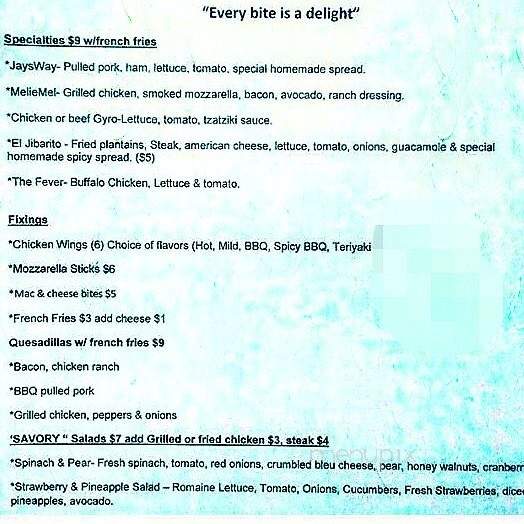 5 Senses Food Truck - Haverstraw, NY menu_pic