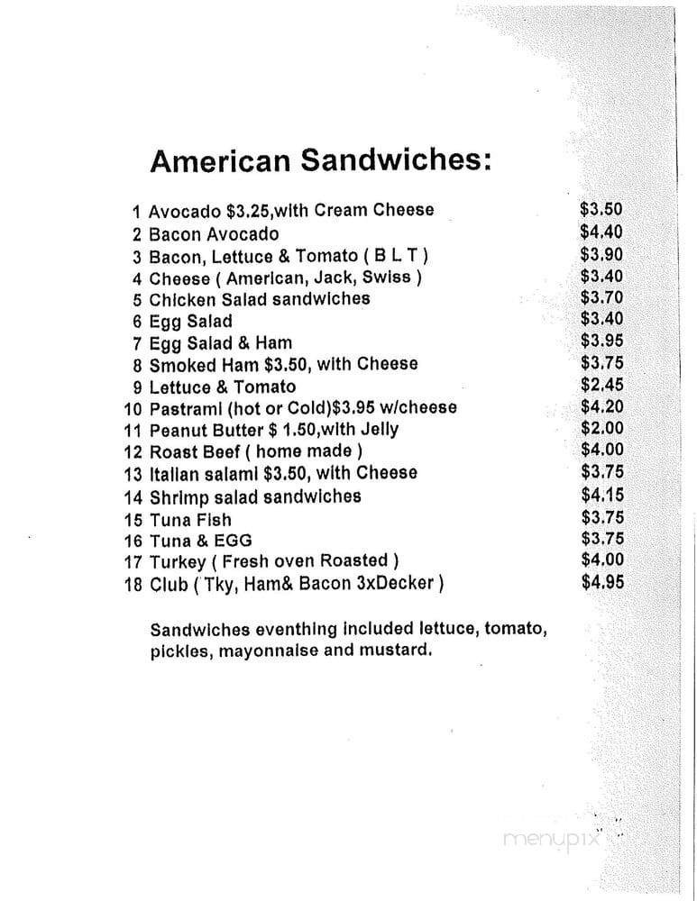 Boston Cafe - San Francisco, CA menu_pic