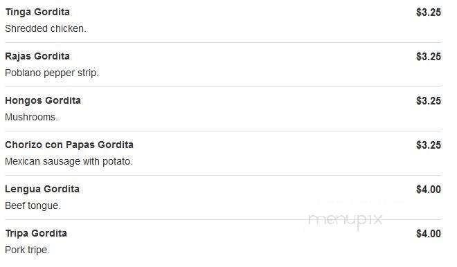 Los Cantaritos GRILL - Chicago, IL menu_pic