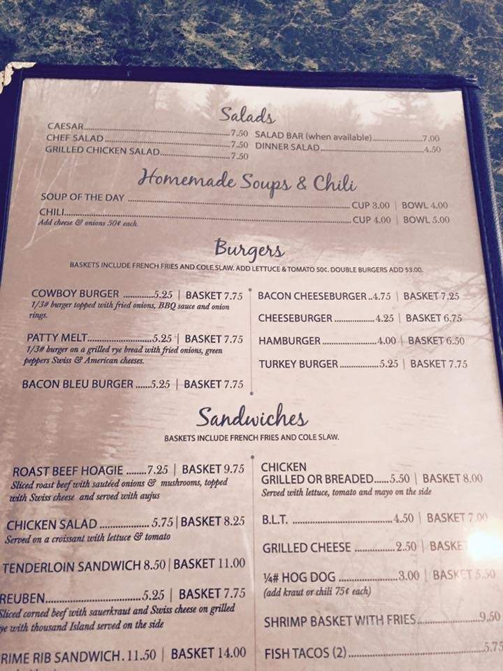 Dan and Tim's Riverside - Crivitz, WI menu_pic