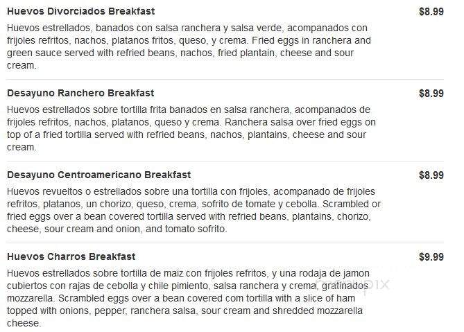 La Hacienda Bar and Grill - Hagerstown, MD menu_pic