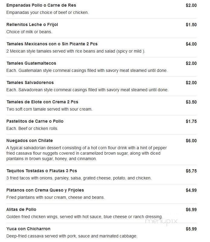 La Hacienda Bar and Grill - Hagerstown, MD menu_pic