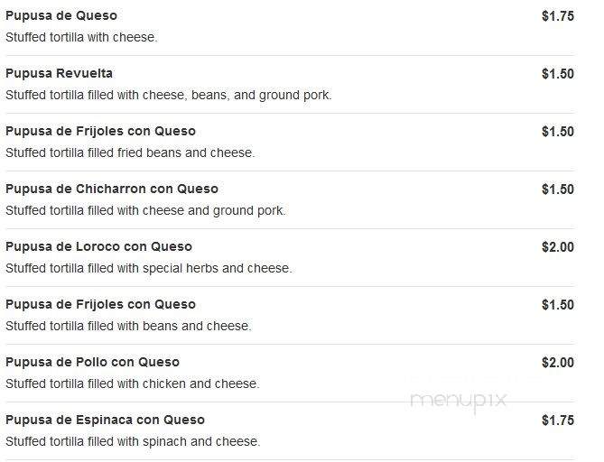 La Hacienda Bar and Grill - Hagerstown, MD menu_pic
