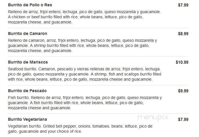 La Hacienda Bar and Grill - Hagerstown, MD menu_pic