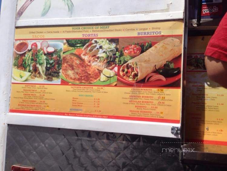 Fiesta Taco Truck - Chico, CA menu_pic