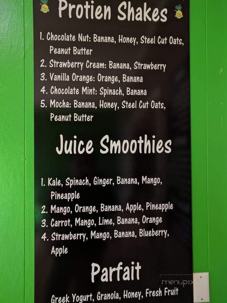 Pina's Juice Bar - Colusa, CA menu_pic