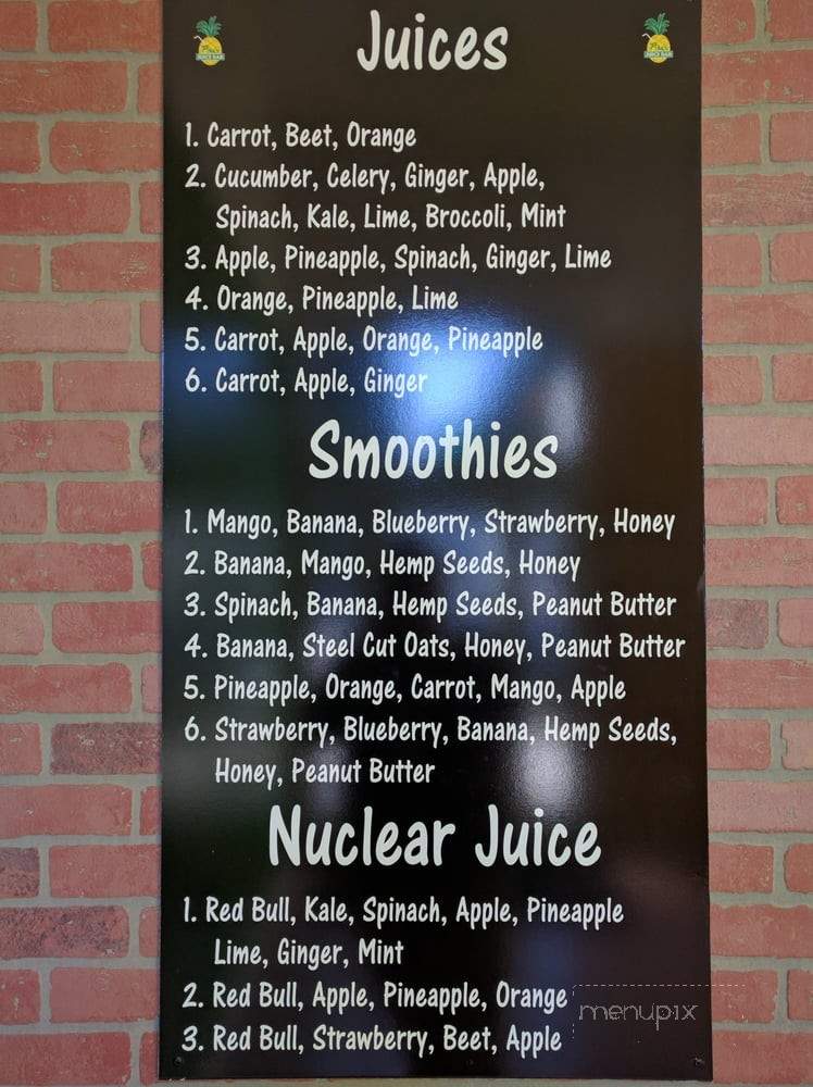 Pina's Juice Bar - Colusa, CA menu_pic