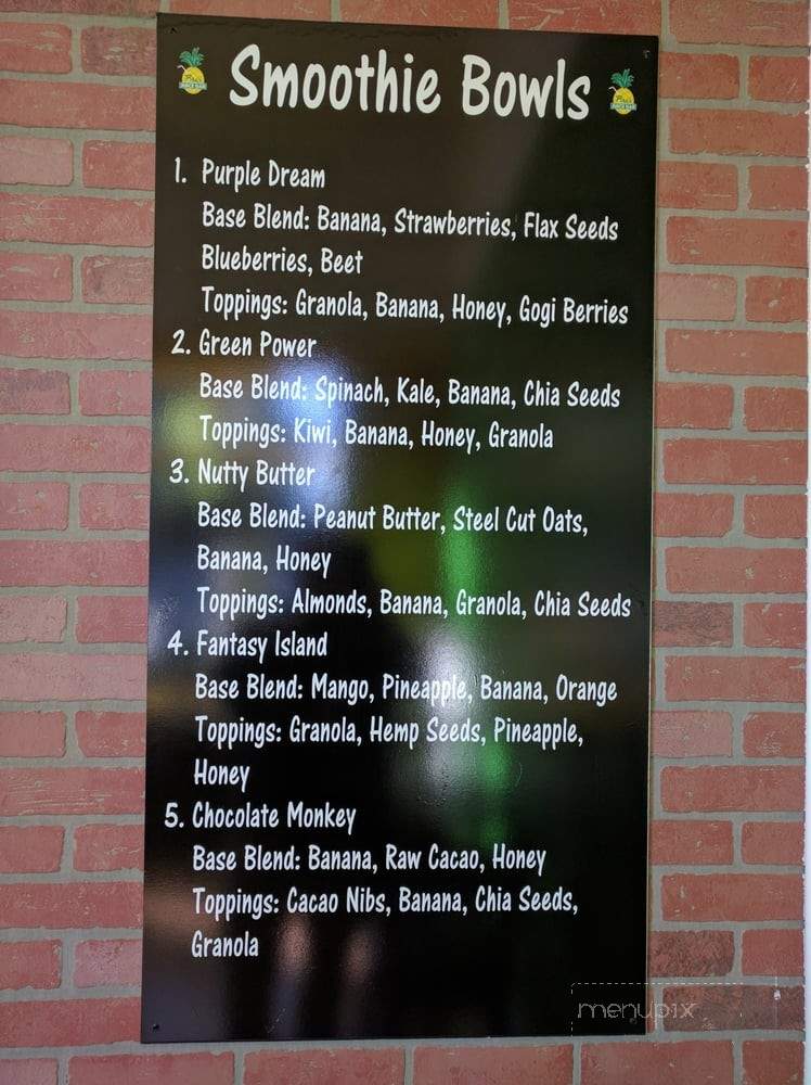 Pina's Juice Bar - Colusa, CA menu_pic