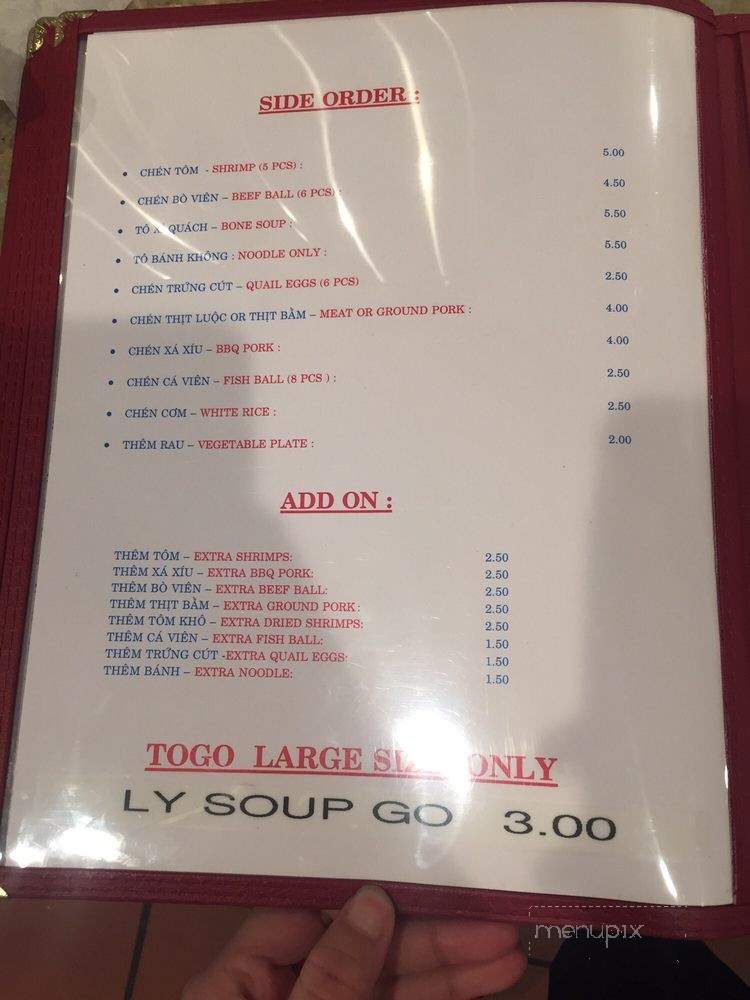 Co Ba 2 - Garden Grove, CA menu_pic