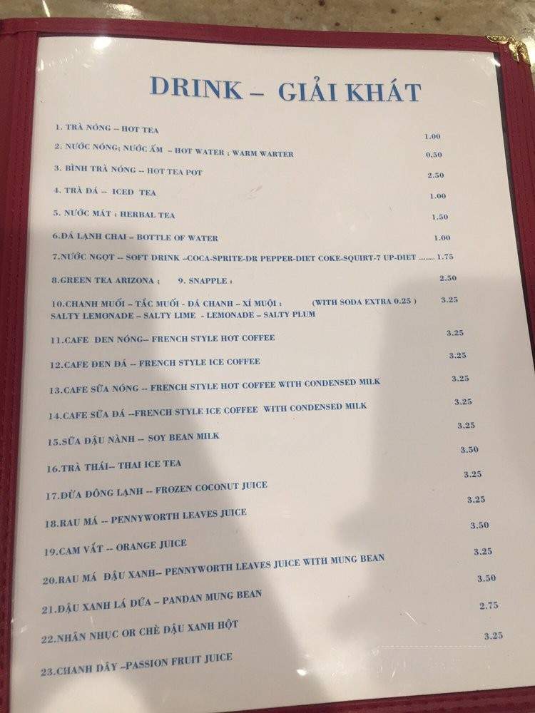 Co Ba 2 - Garden Grove, CA menu_pic