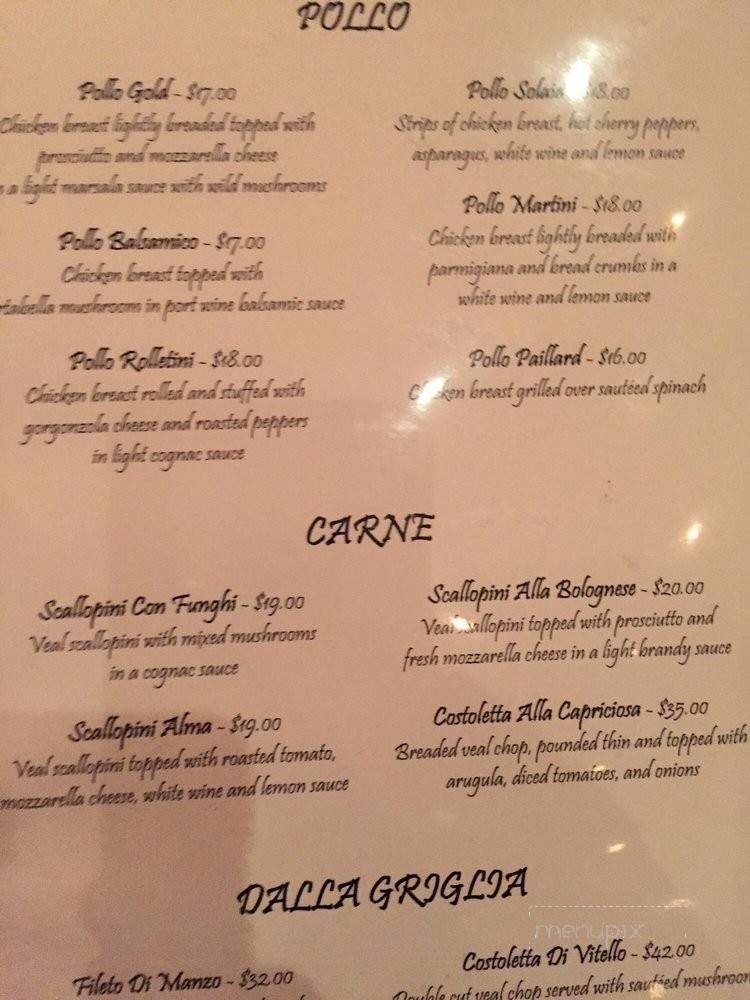 Solaia Restaurant - Monticello, NY menu_pic