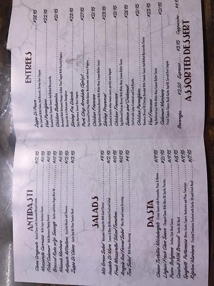 Il Lago - Highlands, NJ menu_pic