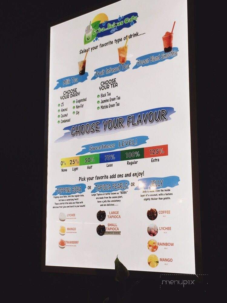 Boba-Licious Cafe - Aiea, HI menu_pic