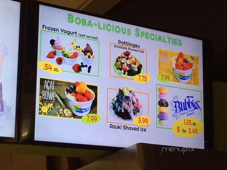Boba-Licious Cafe - Aiea, HI menu_pic