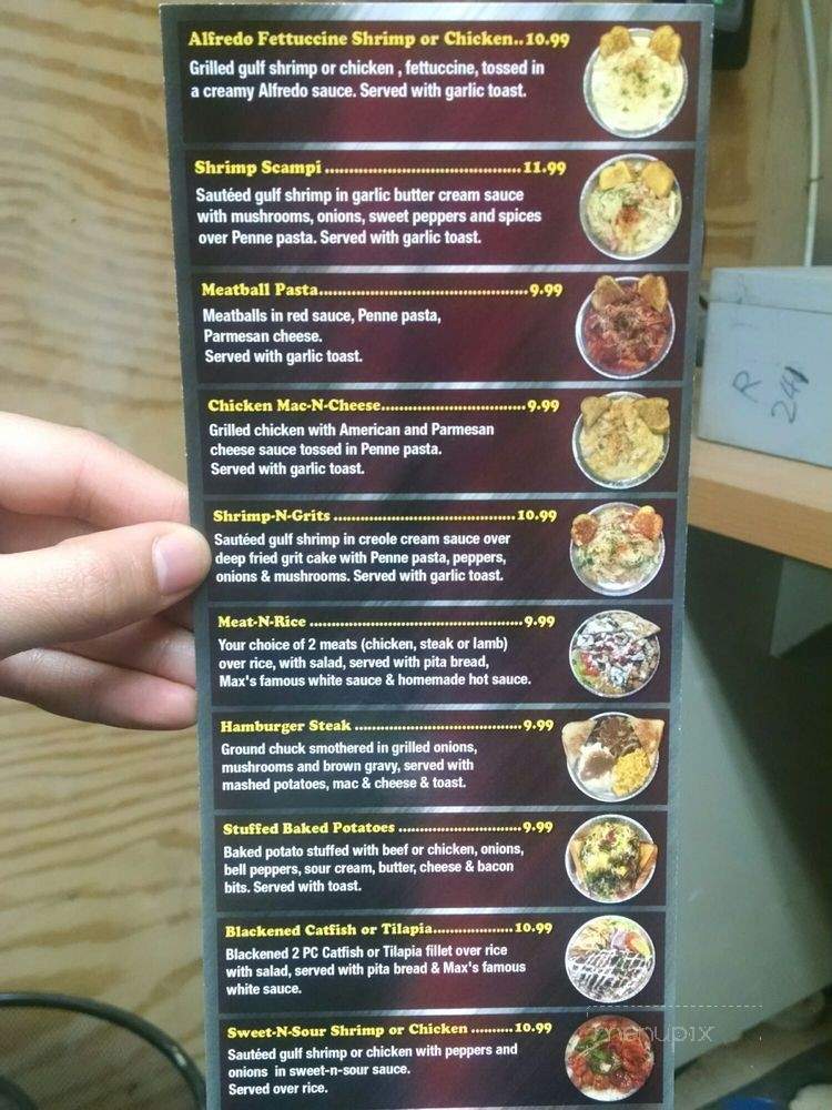 Max and Snack Cafe 2 - Shreveport, LA menu_pic