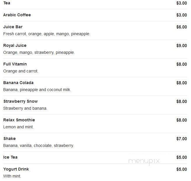 Villa Garden Restaurant - Buena Park, CA menu_pic