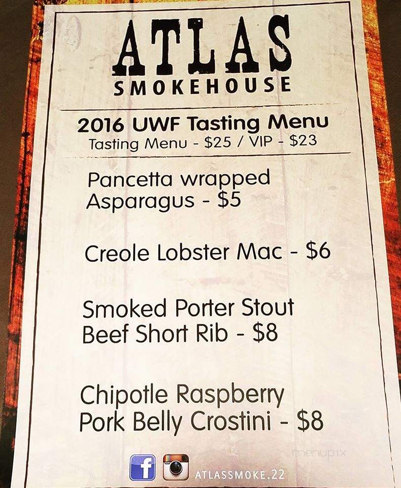 ATLAS Smokehouse - Pocatello, ID menu_pic