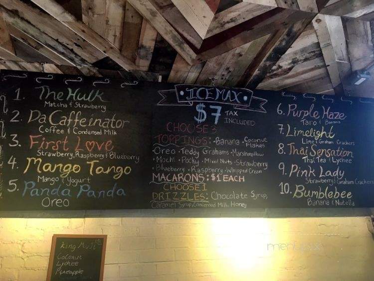 IceMax - Philadelphia, PA menu_pic