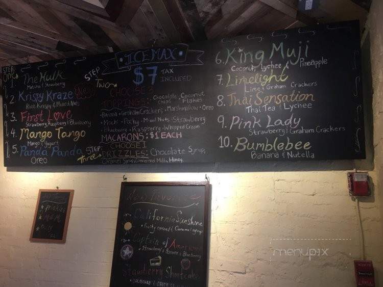 IceMax - Philadelphia, PA menu_pic