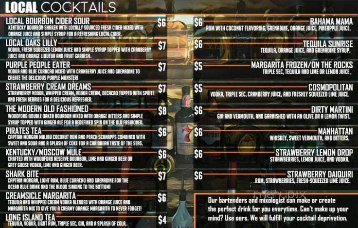 The Local Kitchen & Bar - Owensboro, KY menu_pic