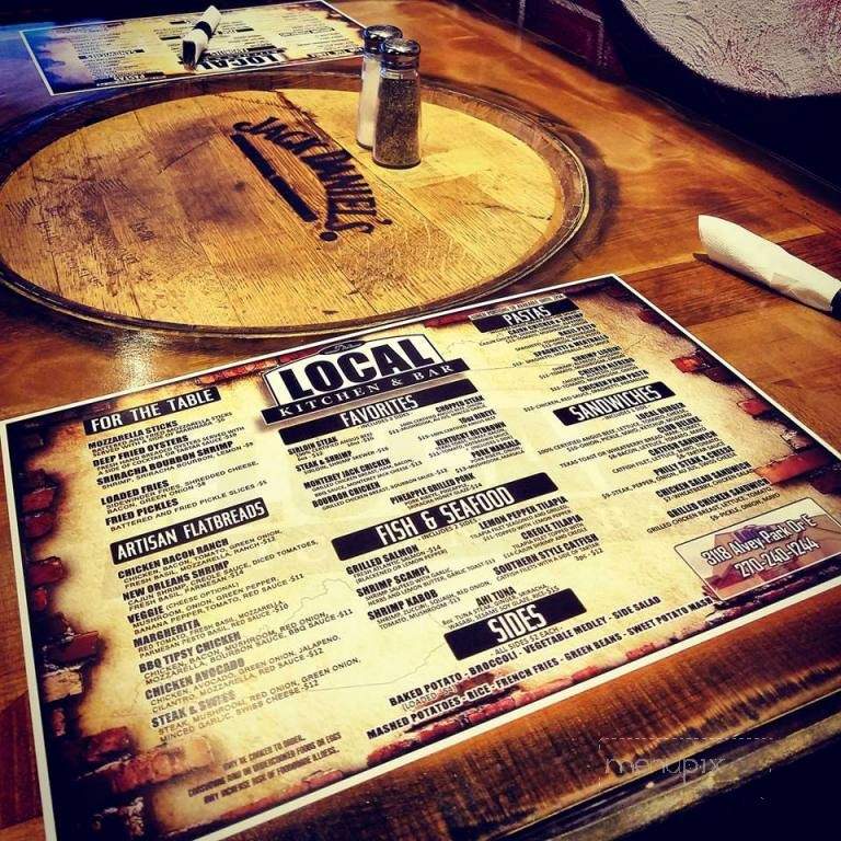 The Local Kitchen & Bar - Owensboro, KY menu_pic