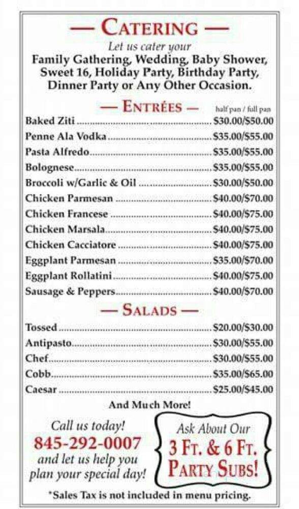 Danny's Steakout & Pizza - Liberty, NY menu_pic