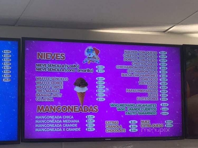 La Michoacana Premium - Santa Ana, CA menu_pic