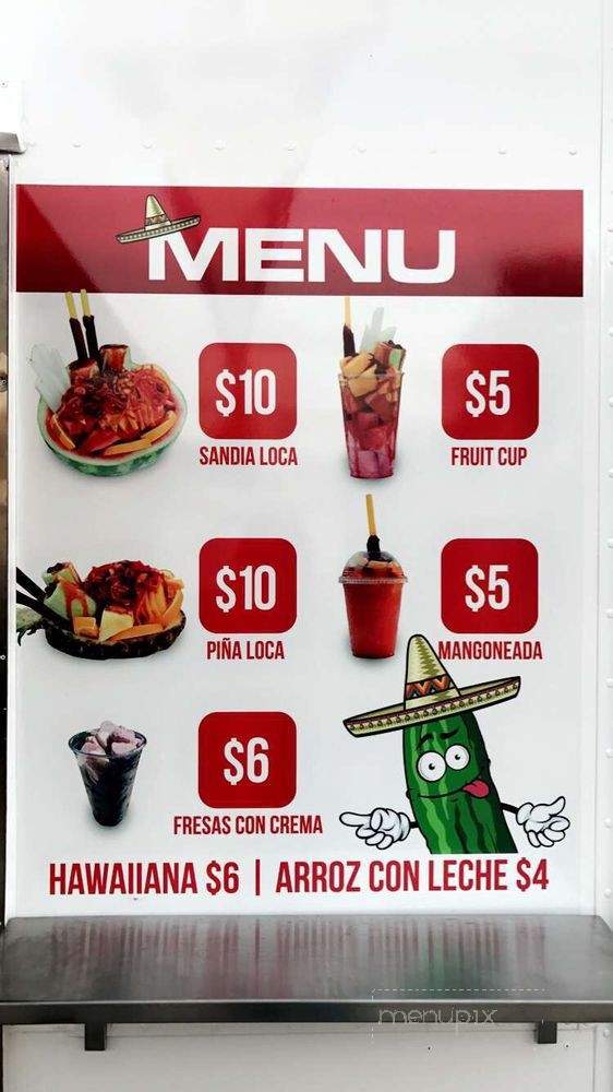 El Pepino Loco - Santa Ana, CA menu_pic