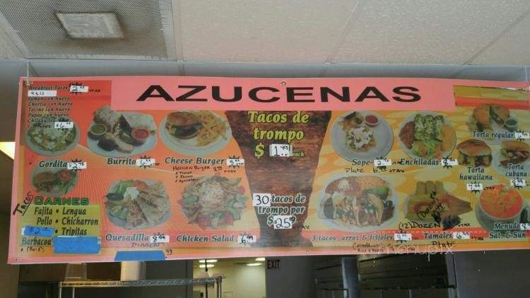 Azucenas Restaurant - Carrollton, TX menu_pic