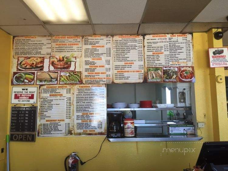 Los Tapatios - San Diego, CA menu_pic