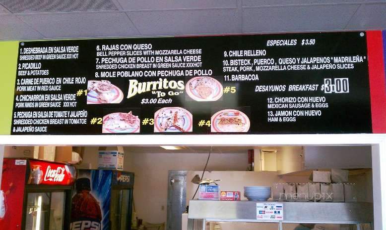 Champion Burritos To Go - North Kansas City, MO menu_pic