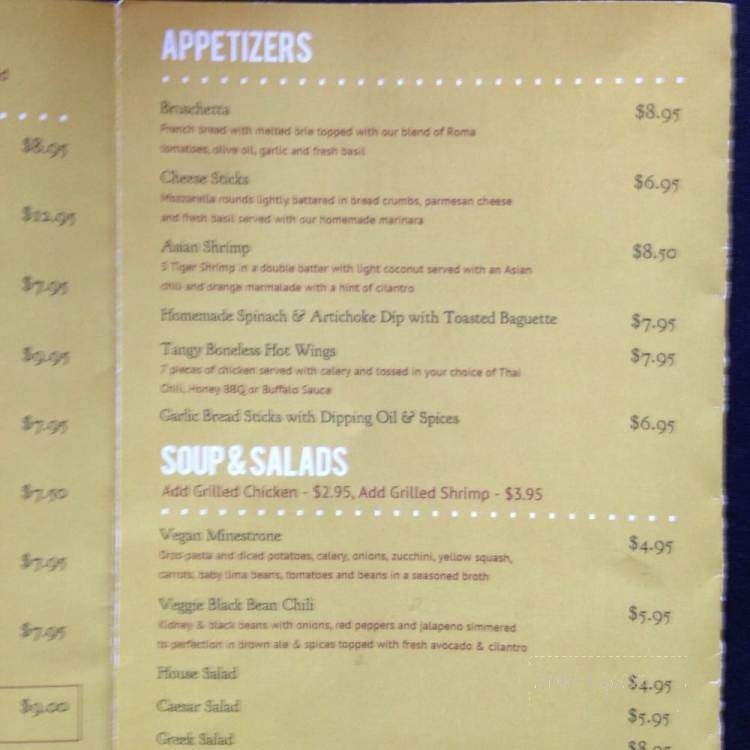 Butera's Italian Grill - Buckhannon, WV menu_pic
