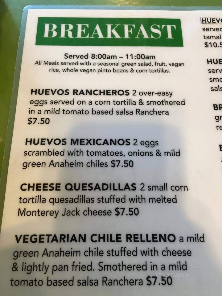 The Little One - Tucson, AZ menu_pic