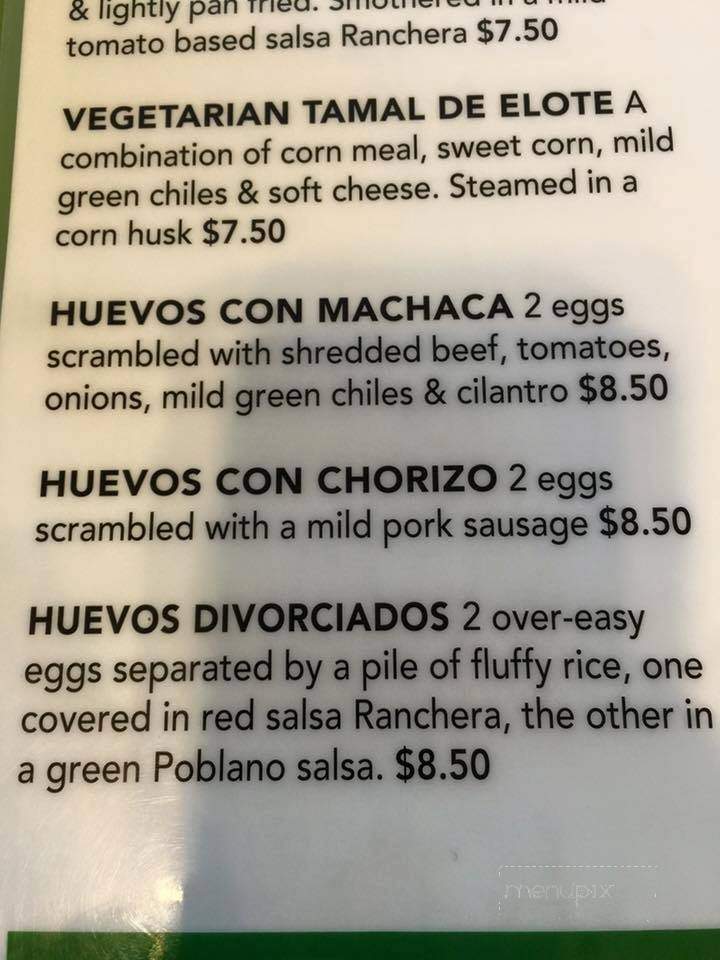 The Little One - Tucson, AZ menu_pic