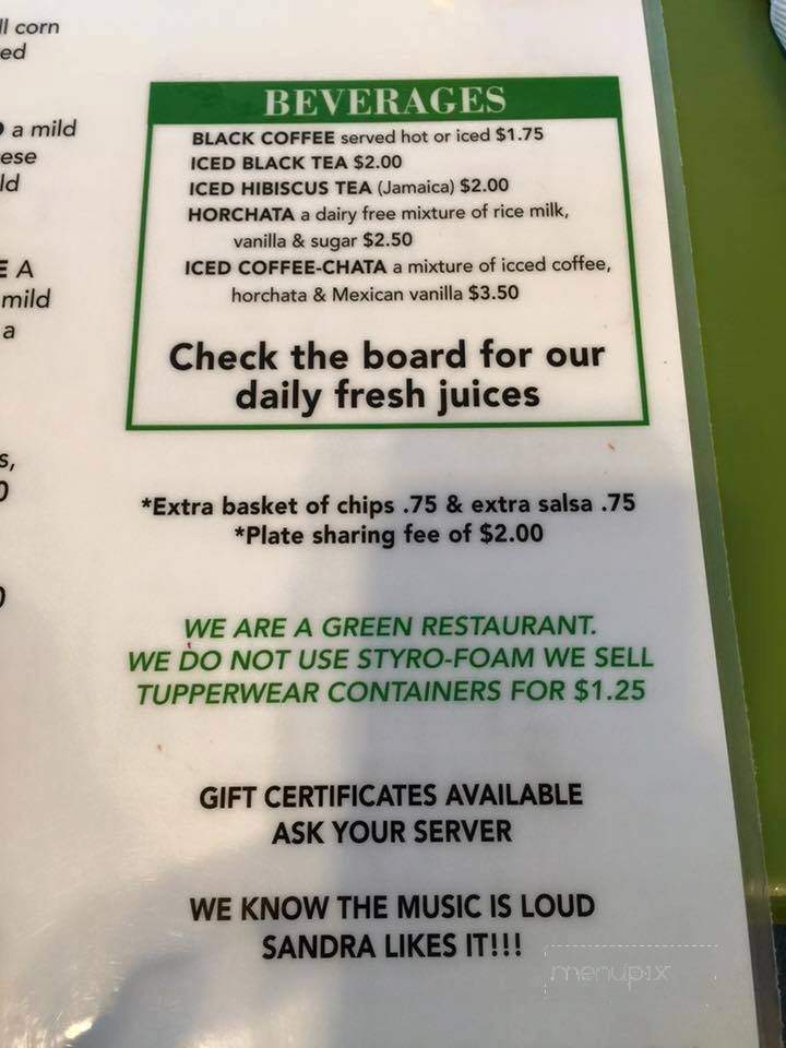 The Little One - Tucson, AZ menu_pic