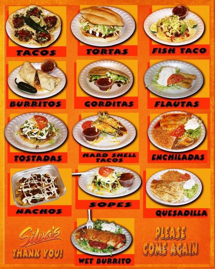 Silva's Taqueria - Grandview, MO menu_pic