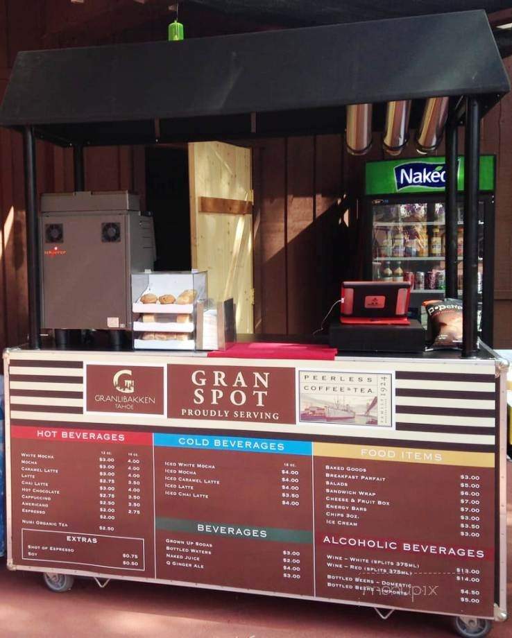 The Gran Spot - Tahoe City, CA menu_pic