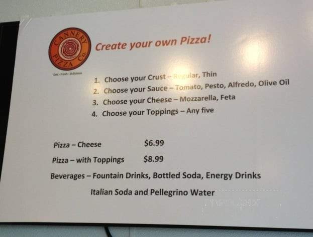Monterey Pizza - Monterey, CA menu_pic