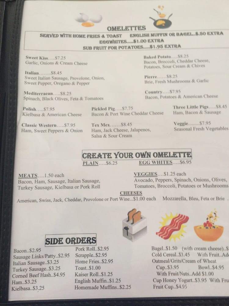 Sun'z Up Cafe - Wildwood Crest, NJ menu_pic