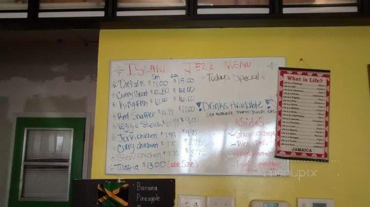 Island Jerk Restaurant - Huntsville, AL menu_pic