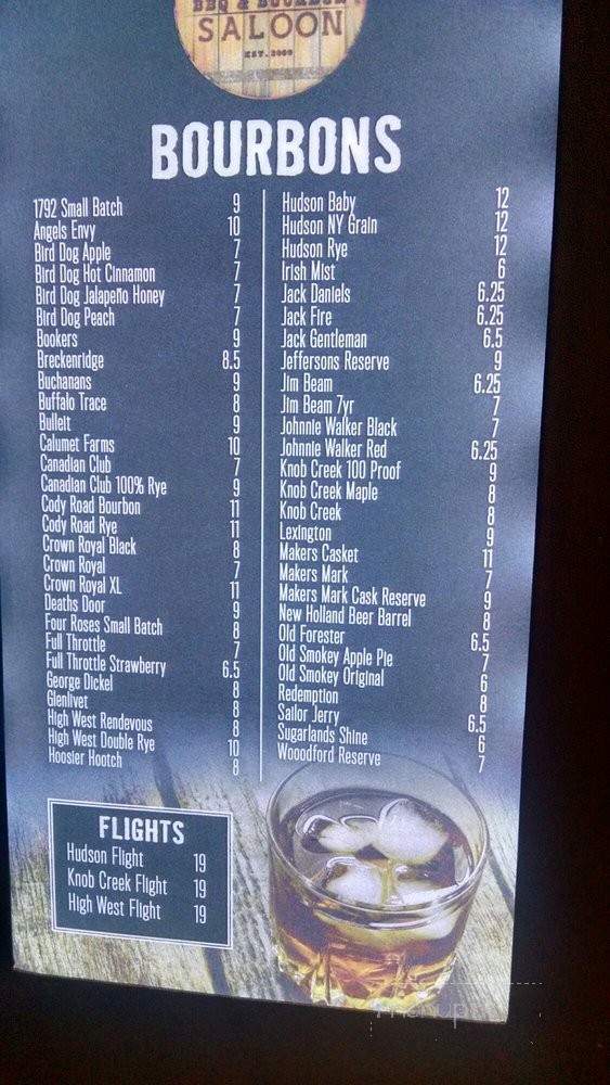 RedRok BBQ & Bourbon Saloon - Fort Wayne, IN menu_pic