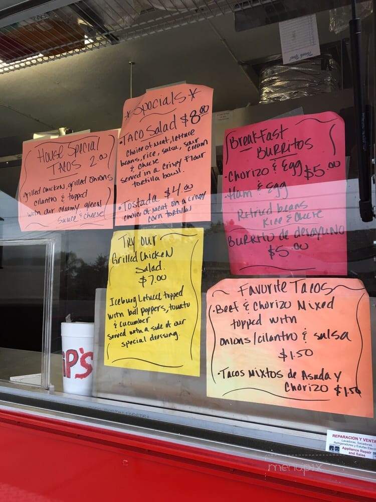 Tacos Mi Jalisco - Oakdale, CA menu_pic