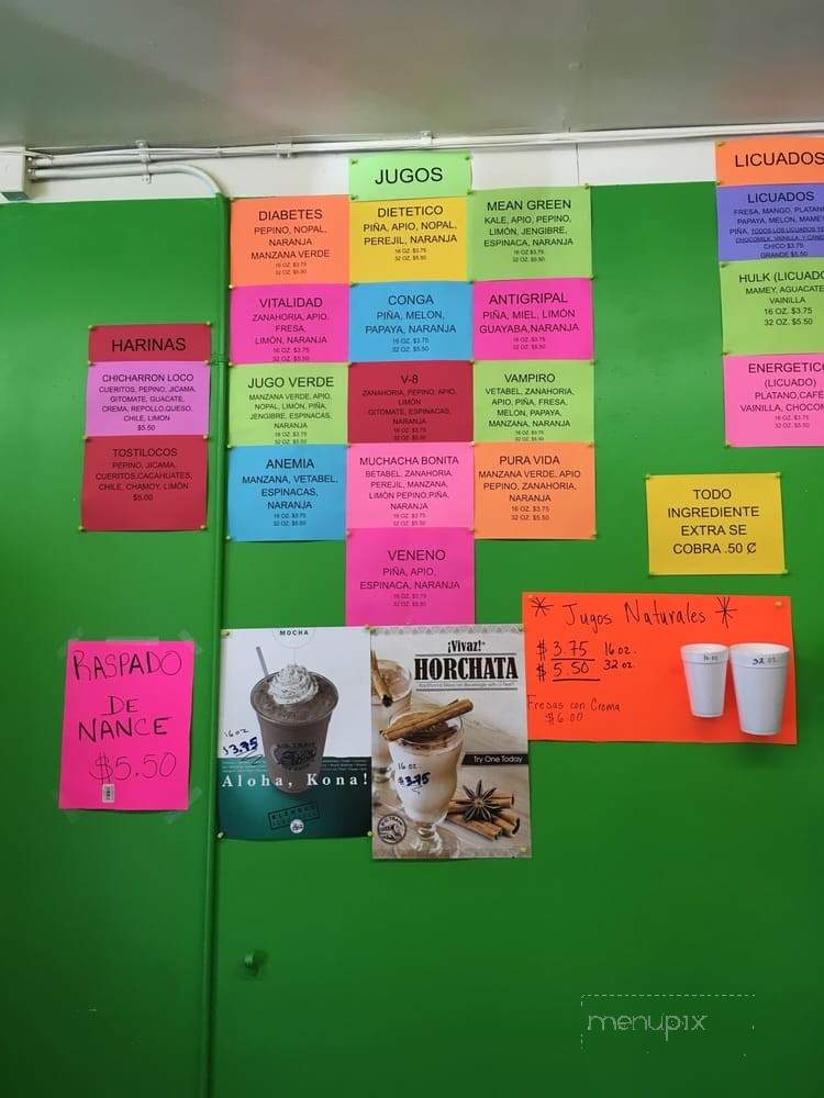 Ruben's Panaderia Y Jugos Naturales - Santa Ana, CA menu_pic