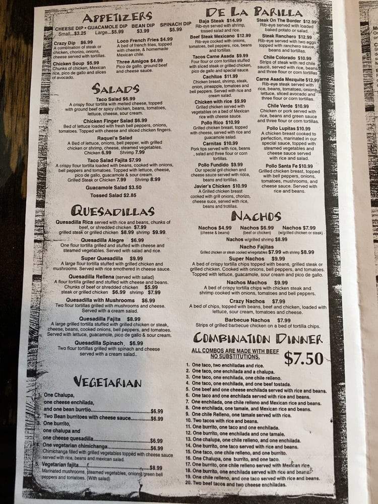 Baja California Grill - Snead, AL menu_pic