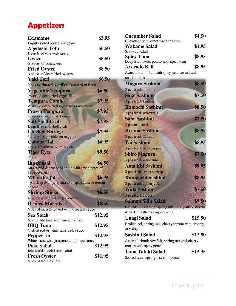 Papa Sushi - Fairfield, CA menu_pic