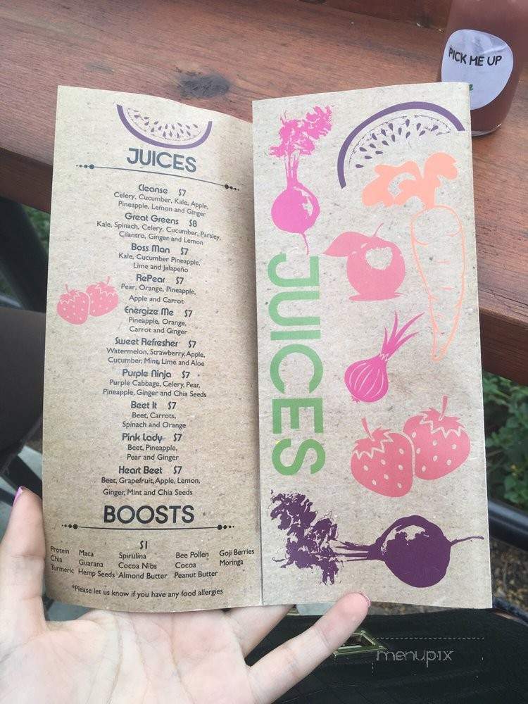 Pure Press Cowles Mountain - San Diego, CA menu_pic